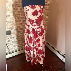 Abercrombie Drop Waist Strapless Dress